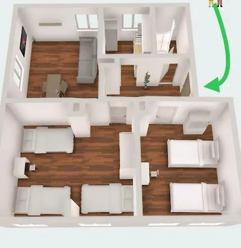 Complete Apartment+netflix Appartamento *